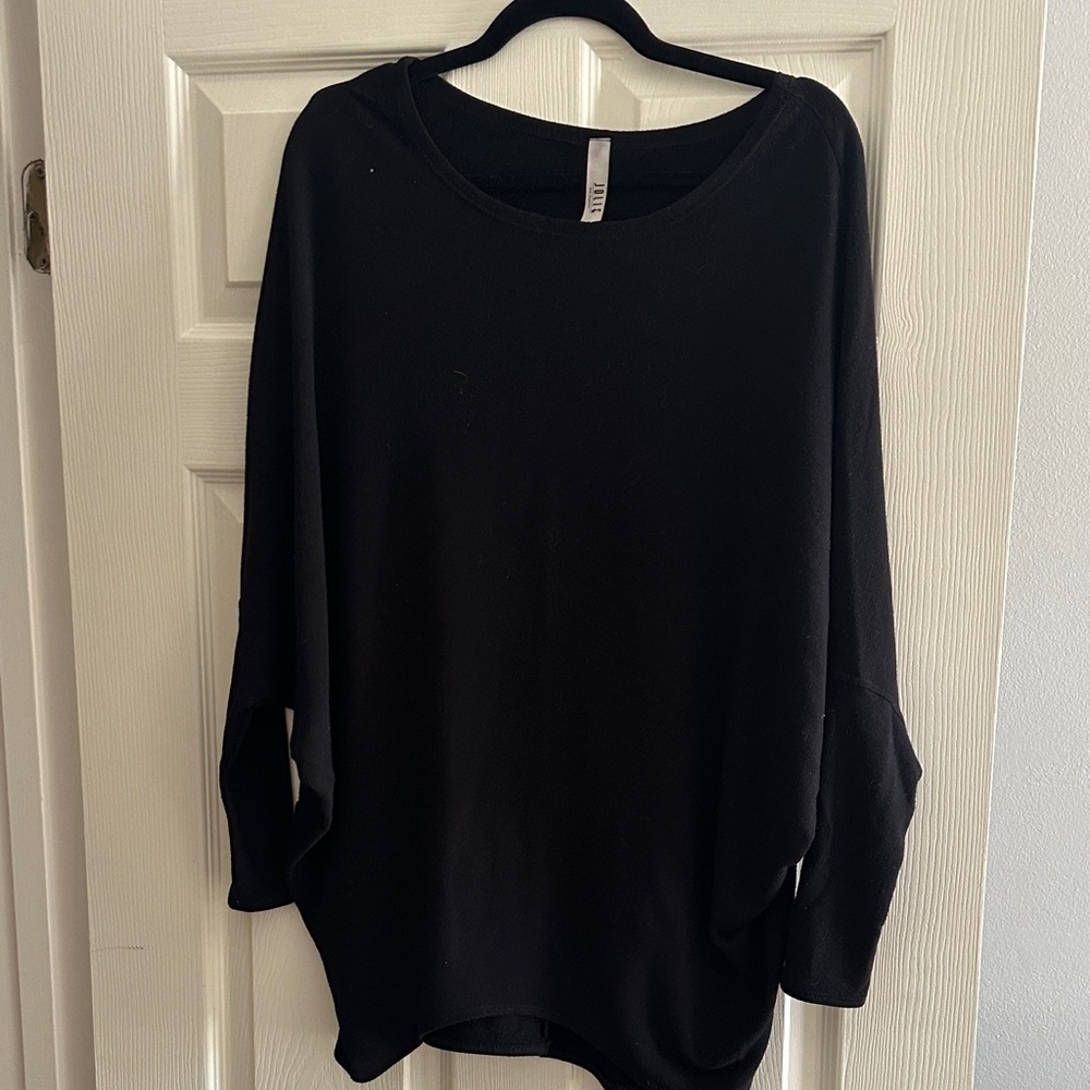 Jolie Black Tunic Top for Women
